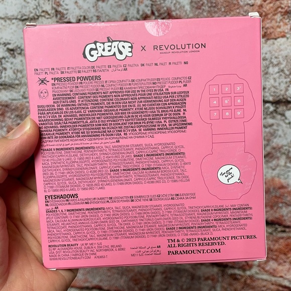 Grease x Revolution Pink Ladies / Sandy Makeup Bundle NEW - Picture 2 of 5